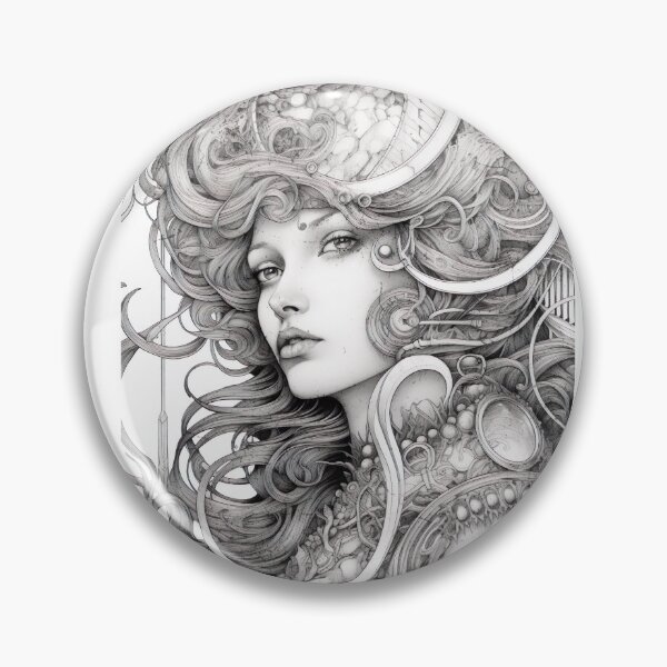 Item preview, Portrait of the fairytale fairy Elara designed and sold by Pflugart.