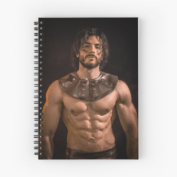 Item preview, Muscular man posing in roman or spartan gladiator costume designed and sold by Mercurius-M.