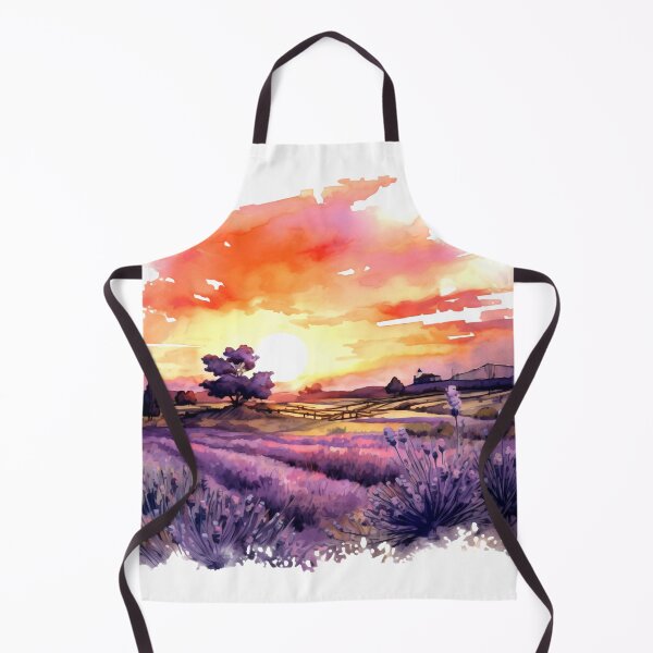 Item preview, Lavender Field at Sunset Clipart, Purple Hues, Aromatic Beauty, Twilight Lavender, Serene Fields, Purple Paradise, Fragrant Sunset designed and sold by CoolorPaint.