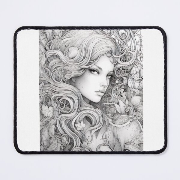 Item preview, Portrait of the fairytale fairy Luna designed and sold by Pflugart.