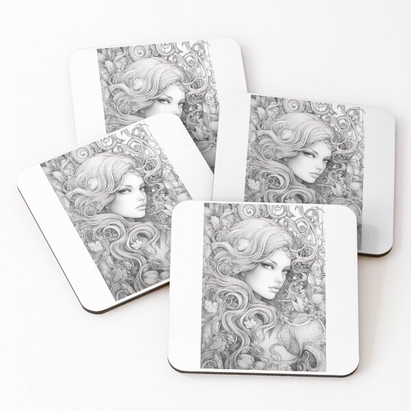 Item preview, Portrait of the fairytale fairy Luna designed and sold by Pflugart.