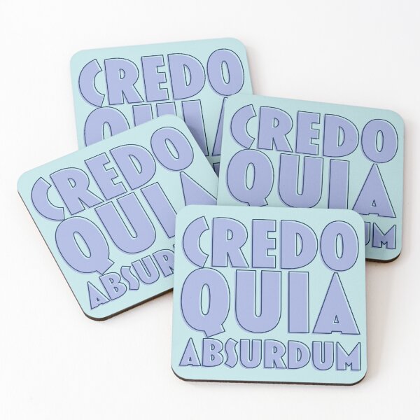 Item preview, Credo Quia Absurdum - I Believe because It is Absurd - Latin Language designed and sold by Trish Dish.