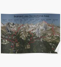 Brainard Lake Erholungsgebiet: Indian Peaks Wilderness Poster