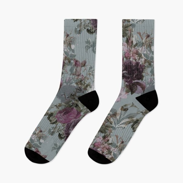 Item preview, Pintado Floral Gris Azul designed and sold by Michael Horncastle.