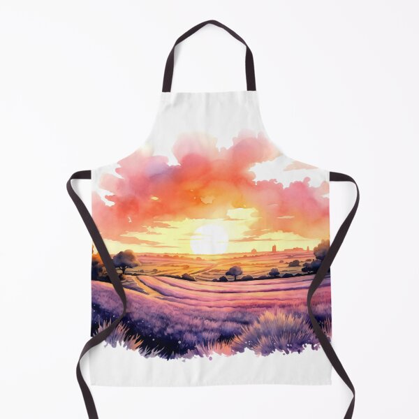 Item preview, Lavender Field at Sunset Clipart, Purple Hues, Aromatic Beauty, Twilight Lavender, Serene Fields, Purple Paradise, Fragrant Sunset designed and sold by CoolorPaint.