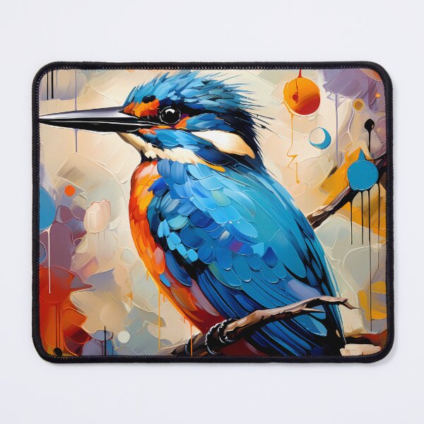 Item preview, Kingfisher : Abstract Birds Series designed and sold by MTJ-Mushrooms.