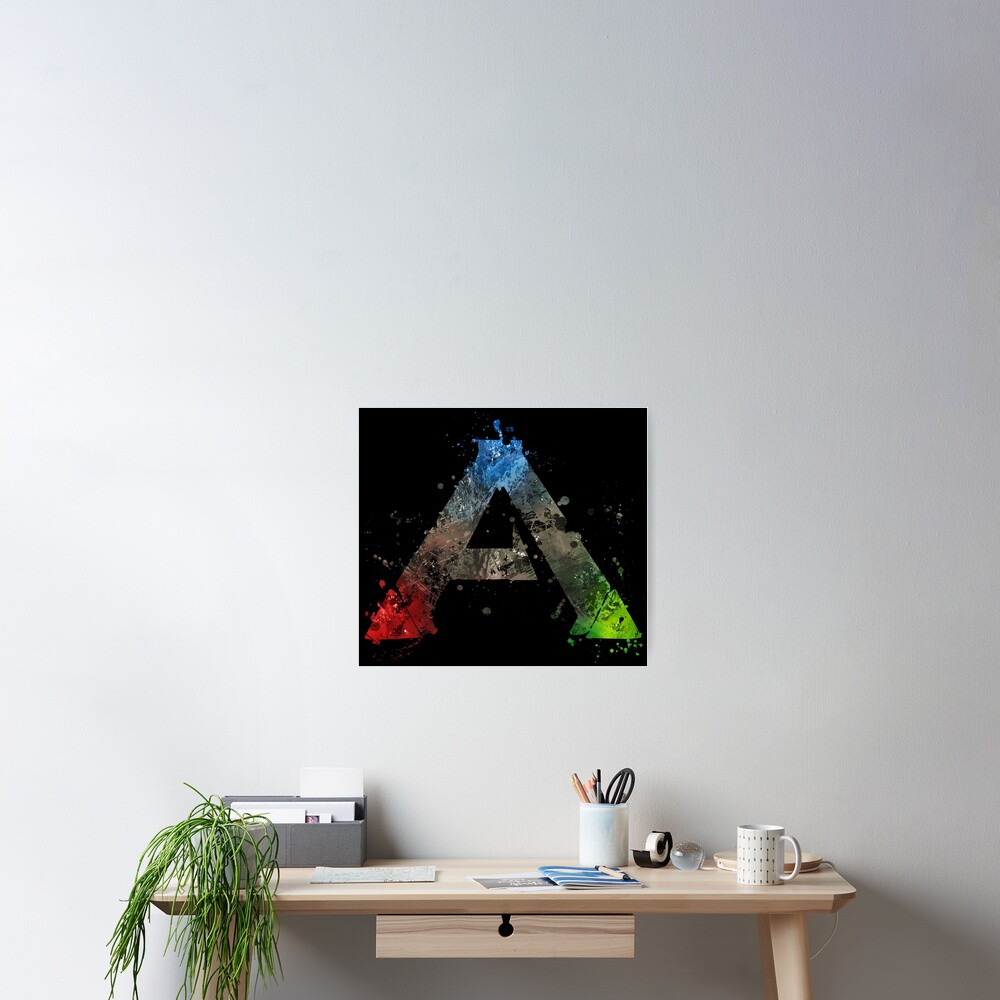 Ark Survival Evolved Splatter Poster