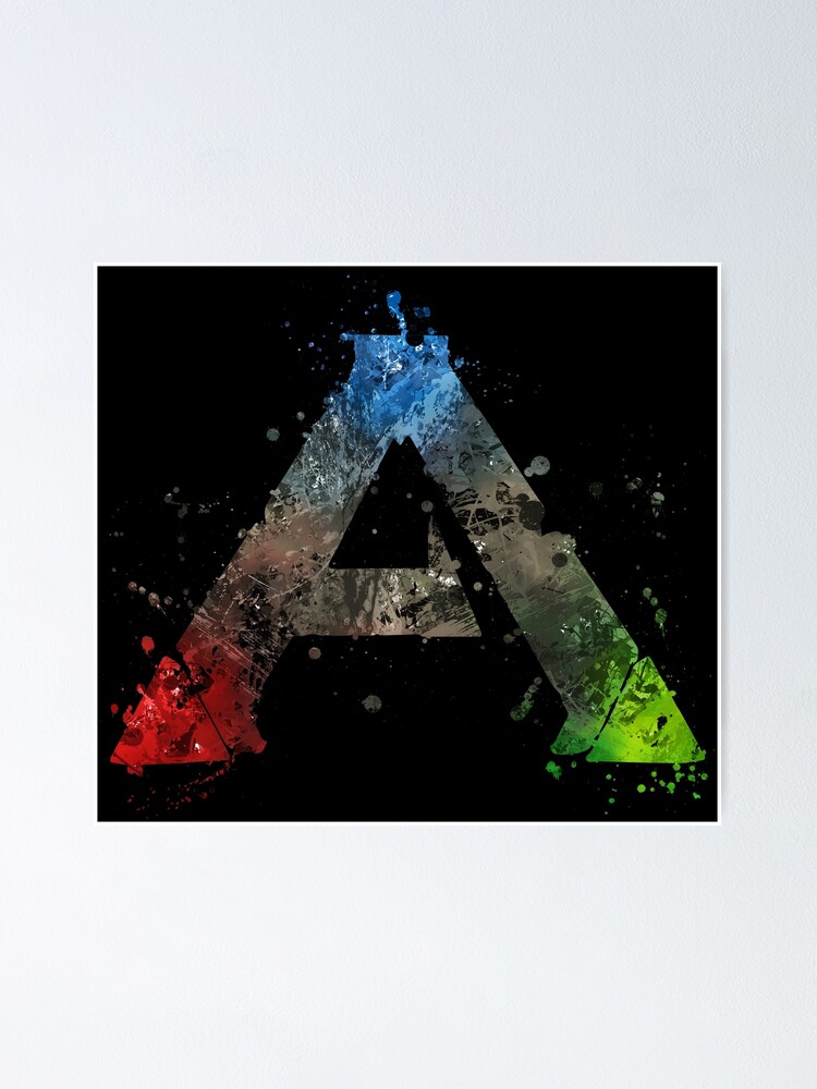 Alternate view of Ark Survival Evolved Splatter Poster