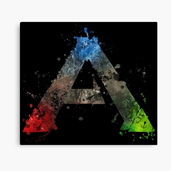 Ark Survival Evolved Splatter Canvas Print