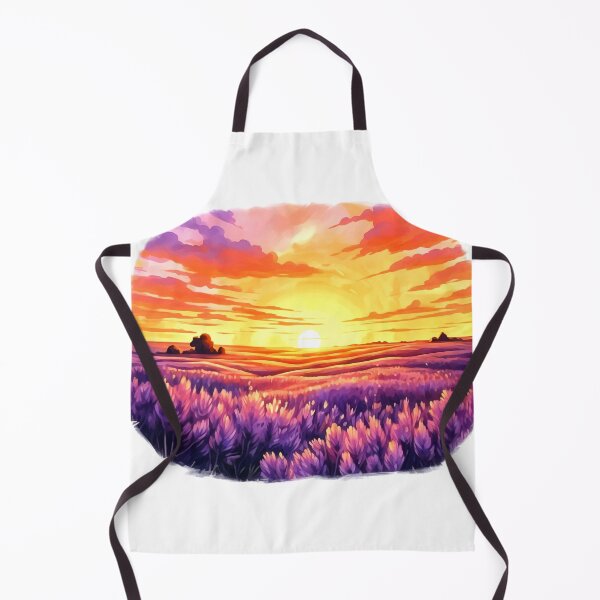 Item preview, Lavender Field at Sunset Clipart, Purple Hues, Aromatic Beauty, Twilight Lavender, Serene Fields, Purple Paradise, Fragrant Sunset designed and sold by CoolorPaint.