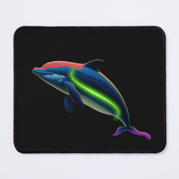 Item preview, NEON RAINBOW DOLPHIN designed and sold by Kezmich Works.