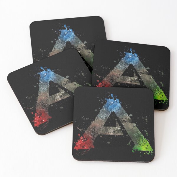 Ark Survival Evolved Splatter Coasters (Set of 4)