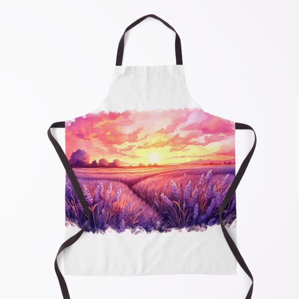 Item preview, Lavender Field at Sunset Clipart, Purple Hues, Aromatic Beauty, Twilight Lavender, Serene Fields, Purple Paradise, Fragrant Sunset designed and sold by CoolorPaint.