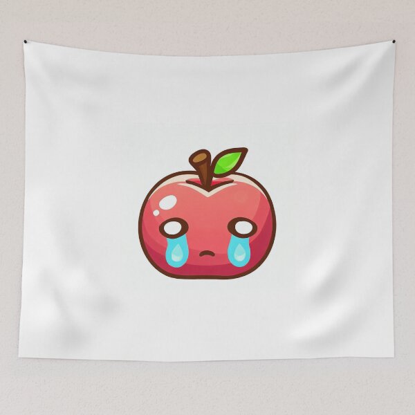 Item preview, Sad Apple, Cute Apple designed and sold by FantasyStudio.
