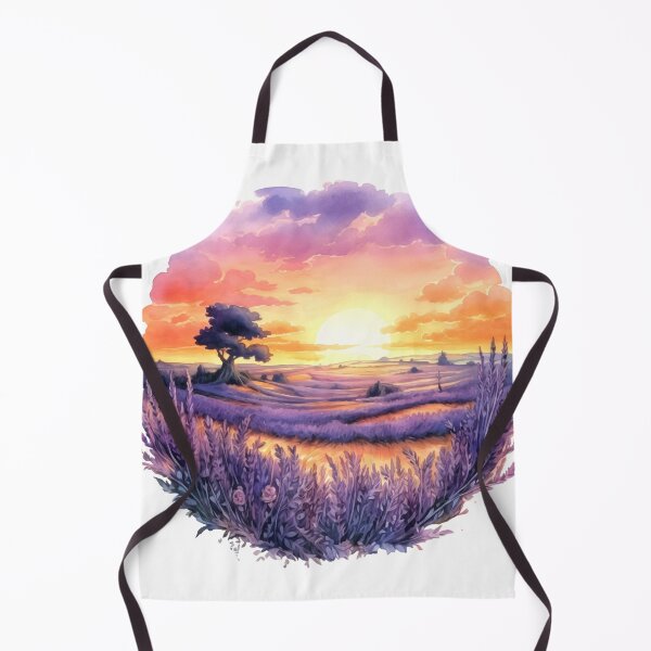 Item preview, Lavender Field at Sunset Clipart, Purple Hues, Aromatic Beauty, Twilight Lavender, Serene Fields, Purple Paradise, Fragrant Sunset designed and sold by CoolorPaint.