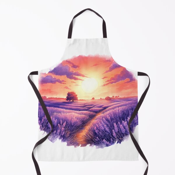 Item preview, Lavender Field at Sunset Clipart, Purple Hues, Aromatic Beauty, Twilight Lavender, Serene Fields, Purple Paradise, Fragrant Sunset designed and sold by CoolorPaint.