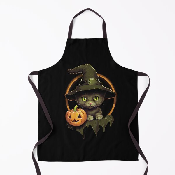Item preview, halloween cat, sweet kitten wearing witch's hat designed and sold by zeinaa1.