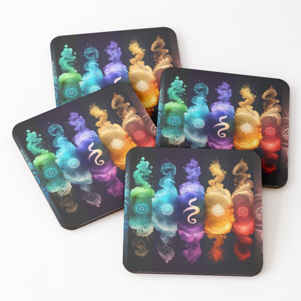 Item preview, Vibrant Energies: Colorful Chakra Mix Background Pattern designed and sold by Visual Foundry.