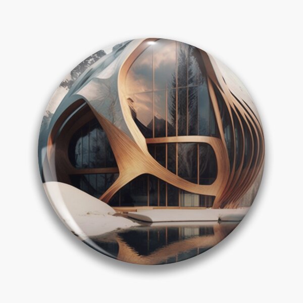 Item preview, Snowscape Oasis: Futuristic Villa in a Winter Wonderland designed and sold by Visual Foundry.