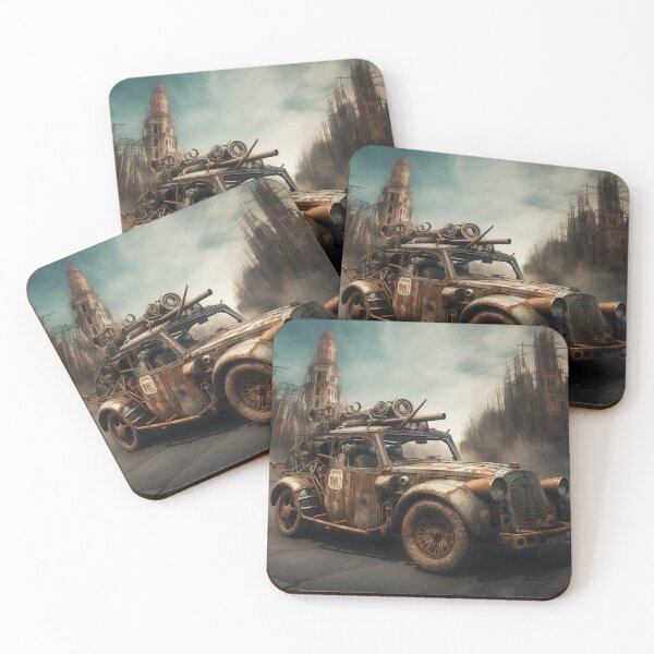 Item preview, Steampunk on the street of post-apocalyptic city 4 designed and sold by Art by Lilia.