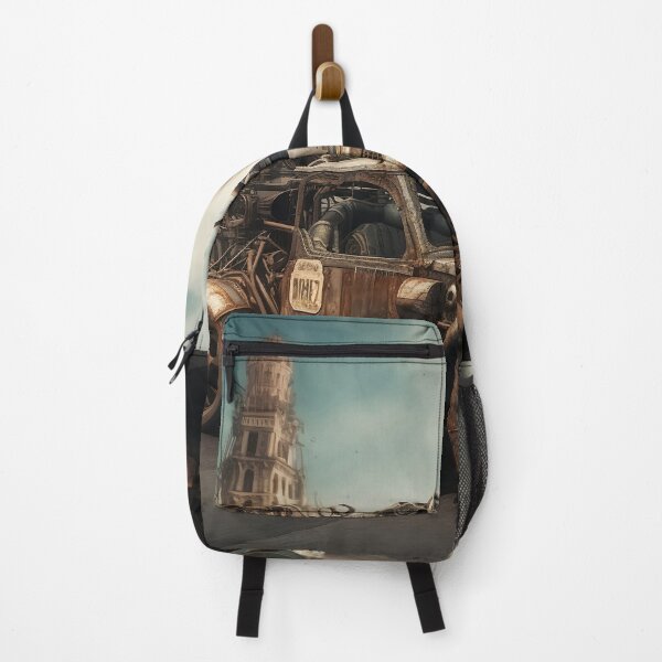 Item preview, Steampunk on the street of post-apocalyptic city 4 designed and sold by Art by Lilia.