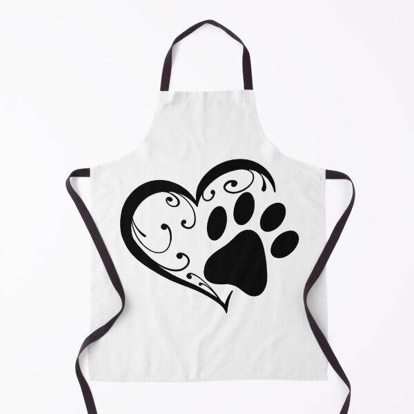 Item preview, Dog Paw Print Heart designed and sold by CuteTattoo.