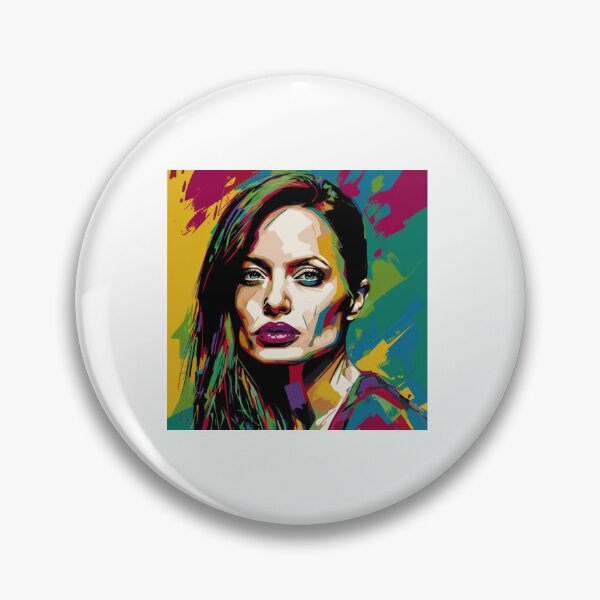 Item preview, Angelina Jolie Pop Art Celebrity Portrait designed and sold by artbybodhi.