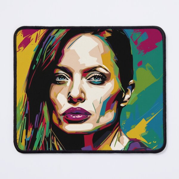 Item preview, Angelina Jolie Pop Art Celebrity Portrait designed and sold by artbybodhi.