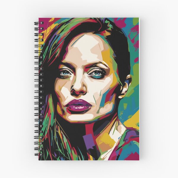 Item preview, Angelina Jolie Pop Art Celebrity Portrait designed and sold by artbybodhi.