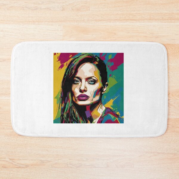 Item preview, Angelina Jolie Pop Art Celebrity Portrait designed and sold by artbybodhi.