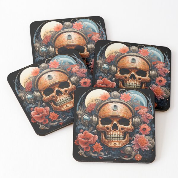 Item preview, Skulls Dream of a Sun and Moon designed and sold by bfwilson.