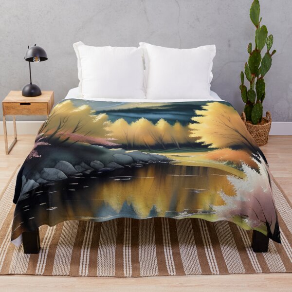 Item preview, Watercolor Mountain Landscape - Impressionism and Chinese painting designed and sold by joejiing.