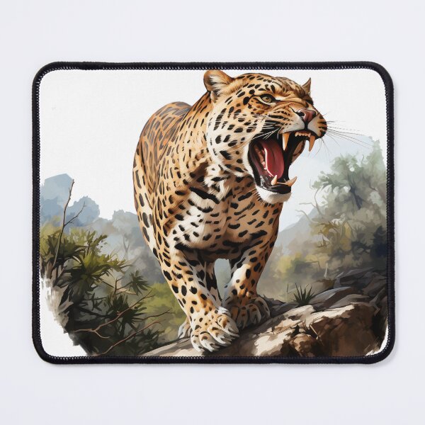 Item preview, Jungle Leopard Oil Painting Style designed and sold by raviolli000.