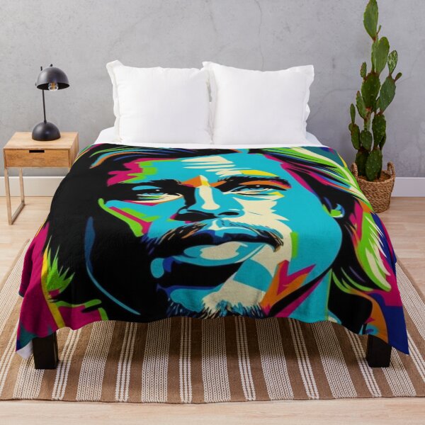 Aperçu de l'œuvre Portrait de célébrité Brad Pitt Pop Art créée et vendue par artbybodhi.