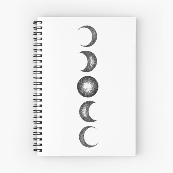Item preview, Moon Phases Tattoo Drawing designed and sold by randalieren.