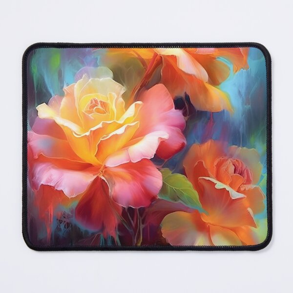 Item preview, Glowing Roses painting 4 designed and sold by Art by Lilia.