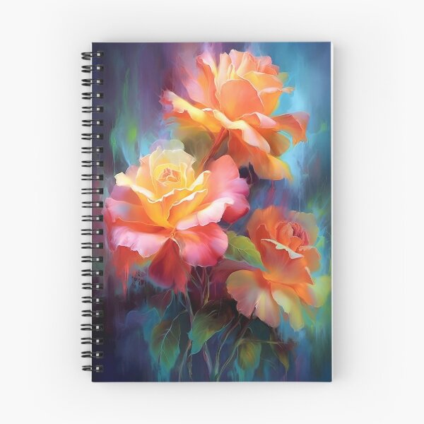 Item preview, Glowing Roses painting 4 designed and sold by Art by Lilia.