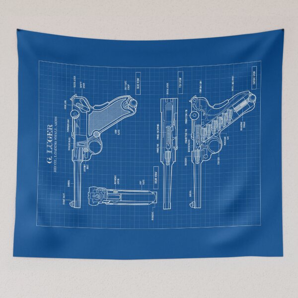 Item preview, Luger: Recoil loading small arms (Blueprint) designed and sold by BGALAXY.