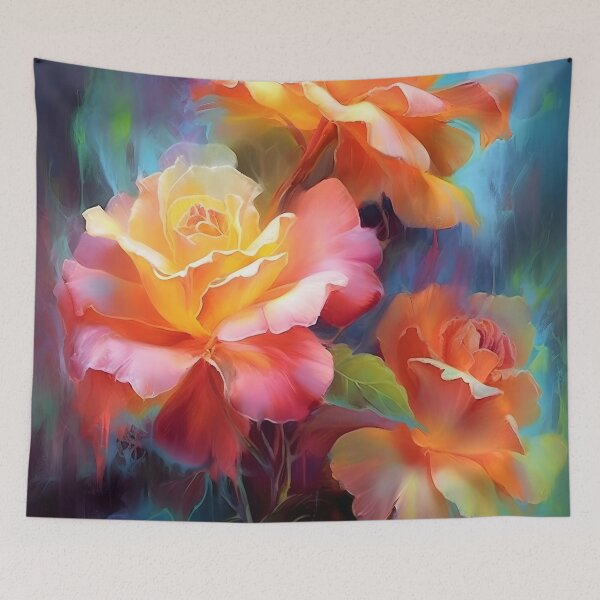 Item preview, Glowing Roses painting 4 designed and sold by Art by Lilia.
