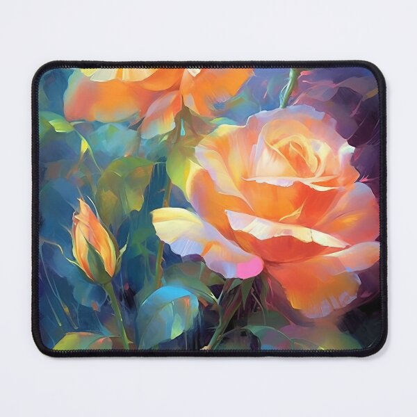 Item preview, Glowing Roses painting 5 designed and sold by Art by Lilia.