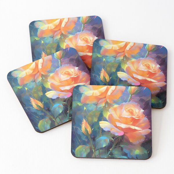 Item preview, Glowing Roses painting 5 designed and sold by Art by Lilia.