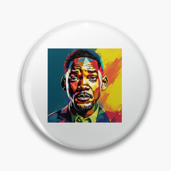Item preview, Will Smith Pop Art Celebrity Portrait designed and sold by artbybodhi.