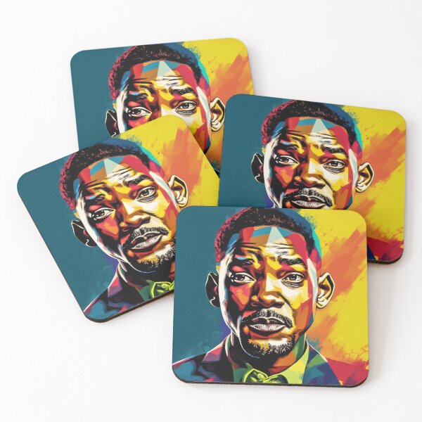 Item preview, Will Smith Pop Art Celebrity Portrait designed and sold by artbybodhi.