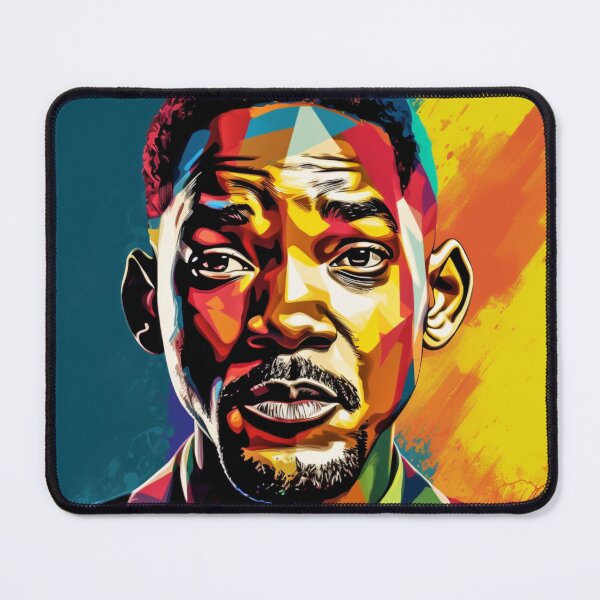 Item preview, Will Smith Pop Art Celebrity Portrait designed and sold by artbybodhi.