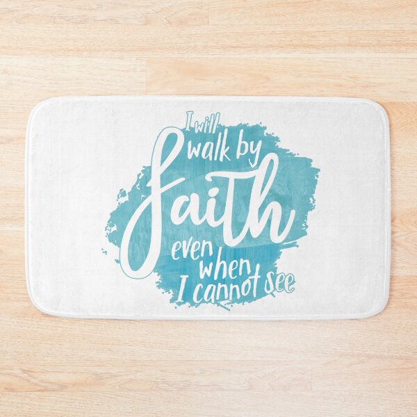Item preview, Walk By Faith 2 Cor 5:7 Sky blue designed and sold by amazingjoy.