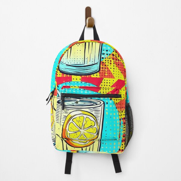 Item preview, Pop Art Lemonade: A Refreshing Glass of Vibrant Delight designed and sold by FashionHomeCo.