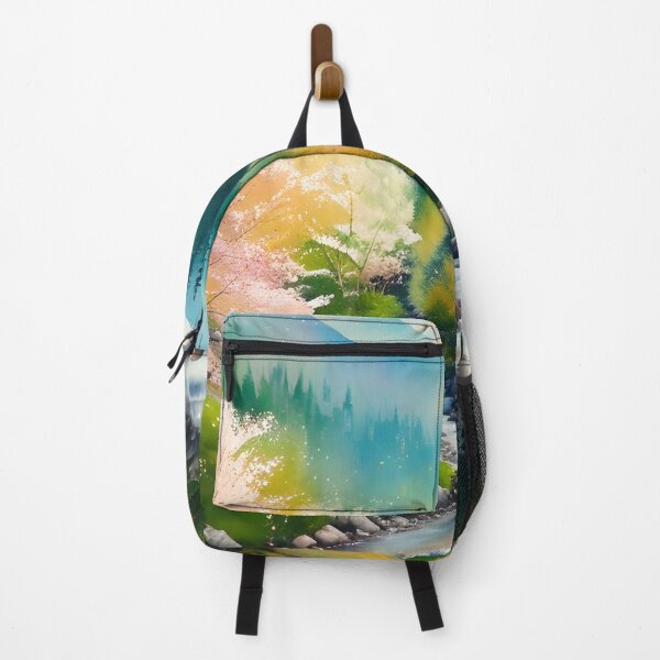 Item preview, Watercolor Mountain Landscape - Impressionism and Chinese painting designed and sold by joejiing.