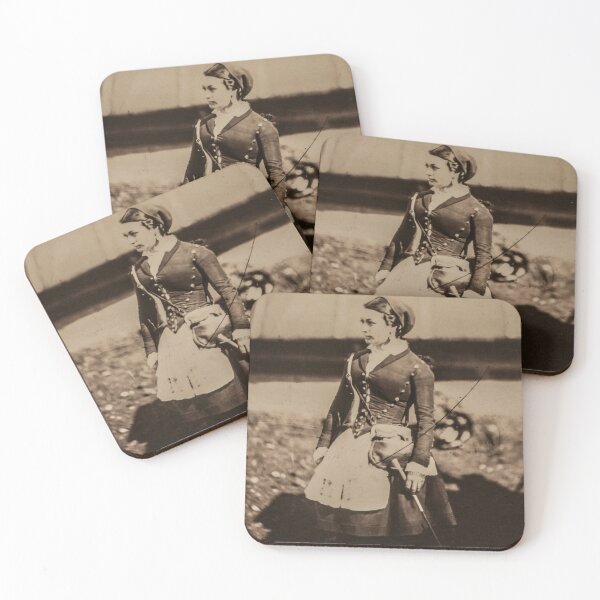 Item preview, French Woman - Crimean War -1855 designed and sold by lobodelnoir.