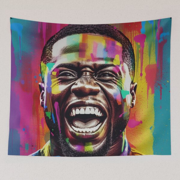 Item preview, Kevin Hart Pop Art Celebrity Portrait designed and sold by artbybodhi.