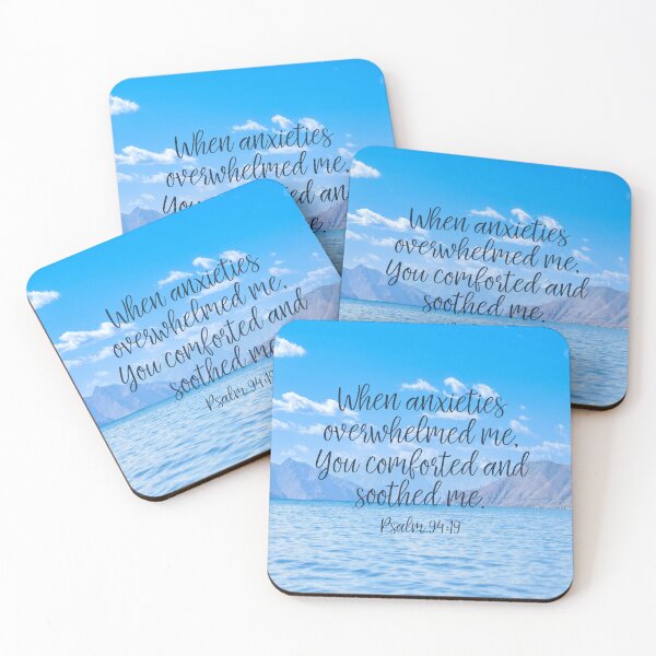 Item preview, Psalm 94:19 designed and sold by Paper Bee Gift Shop.